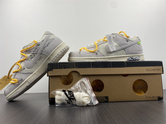 nike dunk low o-w lot 39 dj0950-109