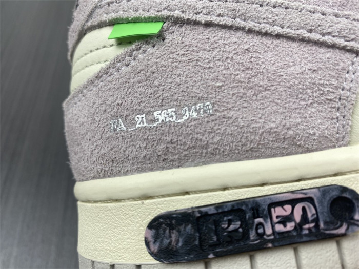 nike dunk low o-w lot 12 dj0950-100