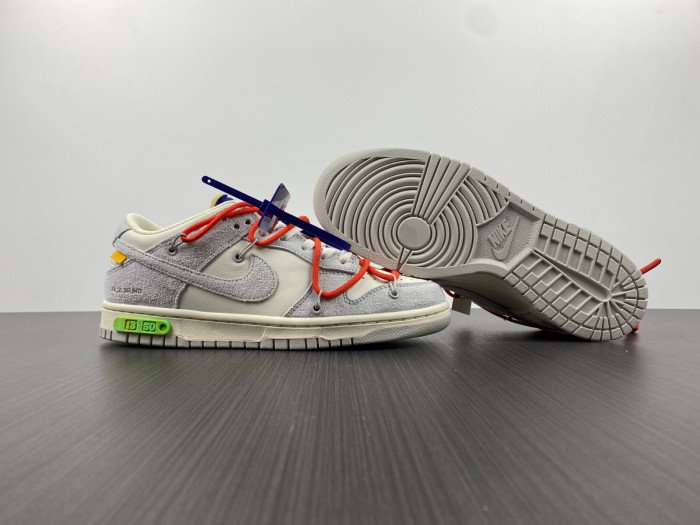 nike dunk low o-w lot 13 dj0950-110