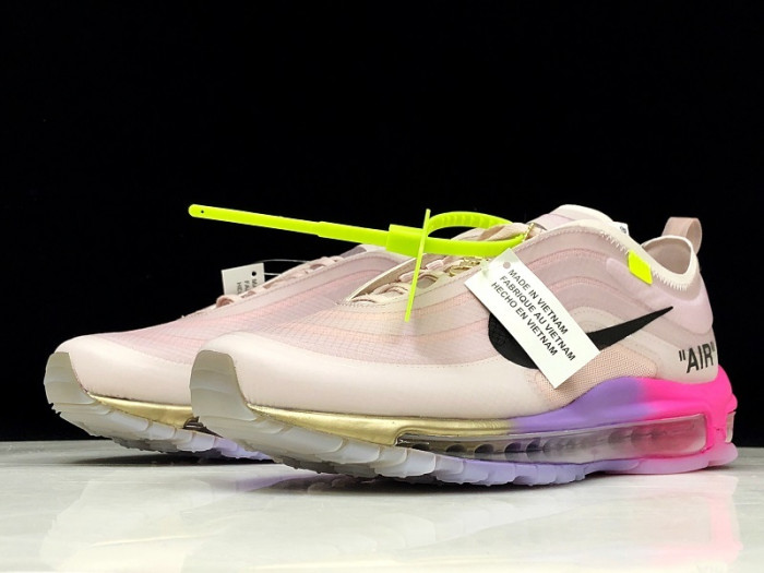 o-w x nike air max 97 “queen” elemental rose aj4585-600