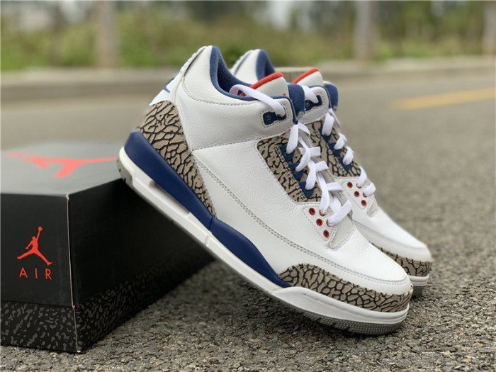 air jordan 3 retro true blue nike air first look 854262-106
