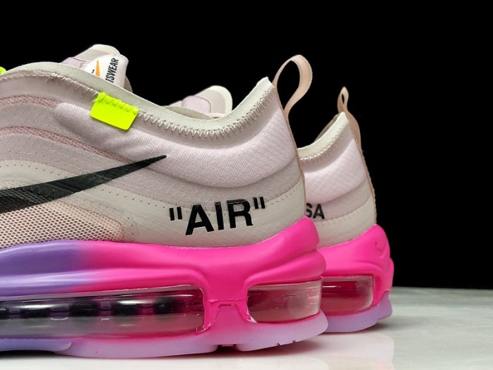 o-w x nike air max 97 “queen” elemental rose aj4585-600