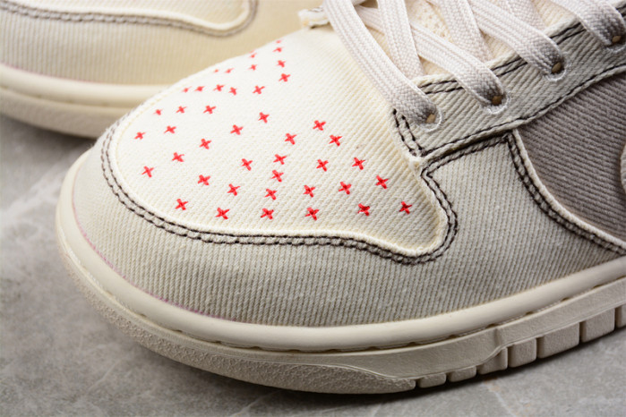 nike dunk low light orewood brown sashiko dv0834-100