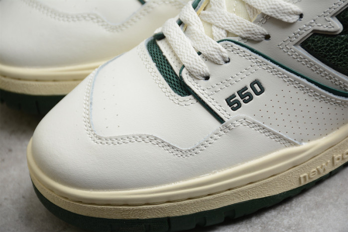 new balance 550 aime leon dore white green bb550ald