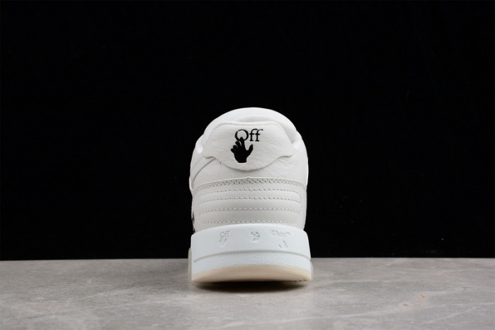o-w out of office low-top leather sneakers