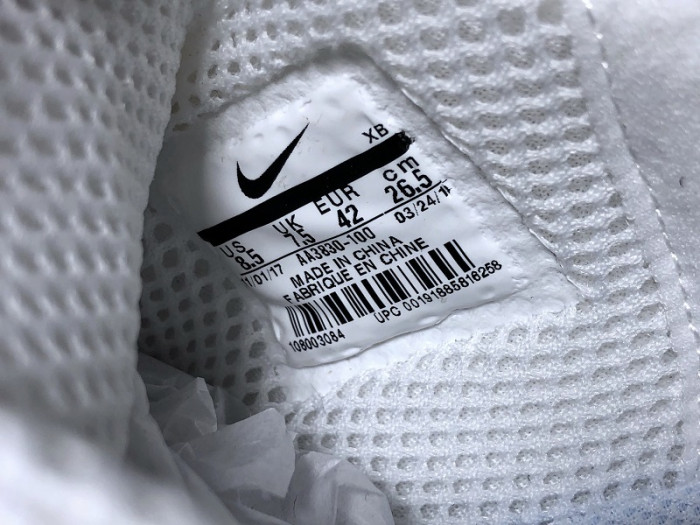 o-w x nike air presto white aa3830-100