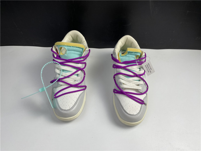 nike dunk low o-w lot 21 dm1602-100