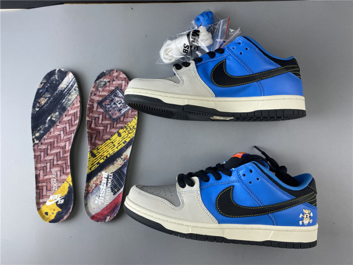 instant skateboard x nike dunk sb low cz5128-400
