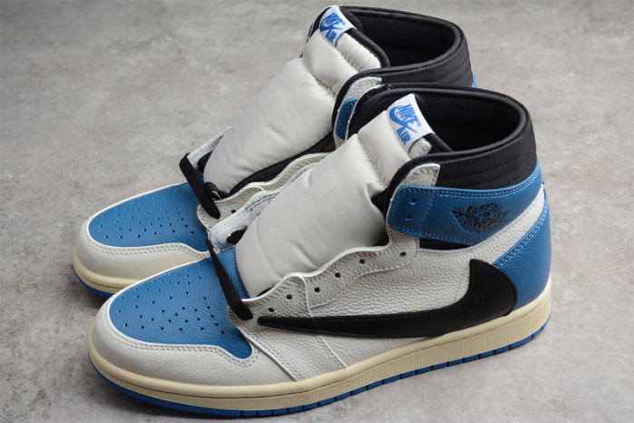 travis scott x fragment x air jordan 1 high og sp military blue dh3227-105