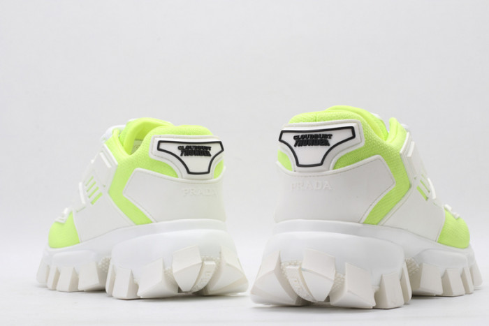 pra cloudbust thunder knit white and fluorescence green